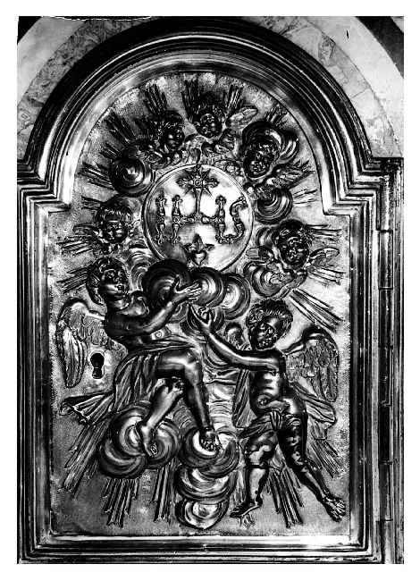 sportello di tabernacolo - ambito napoletano (sec. XVIII)