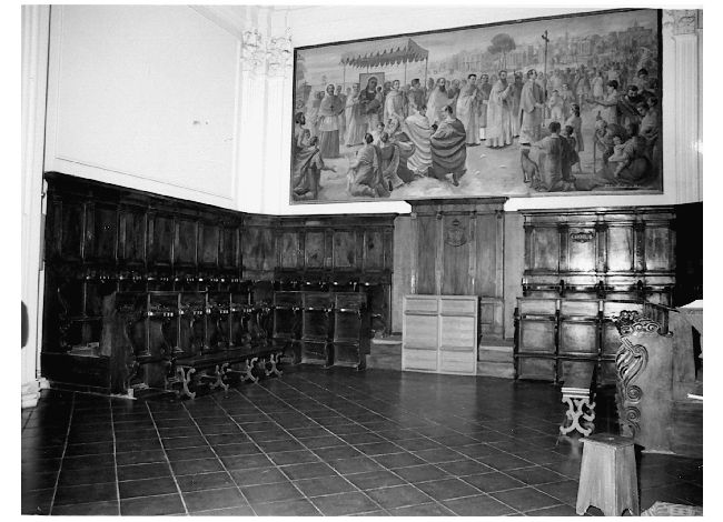 stalli del coro - ambito Italia meridionale (sec. XVII)