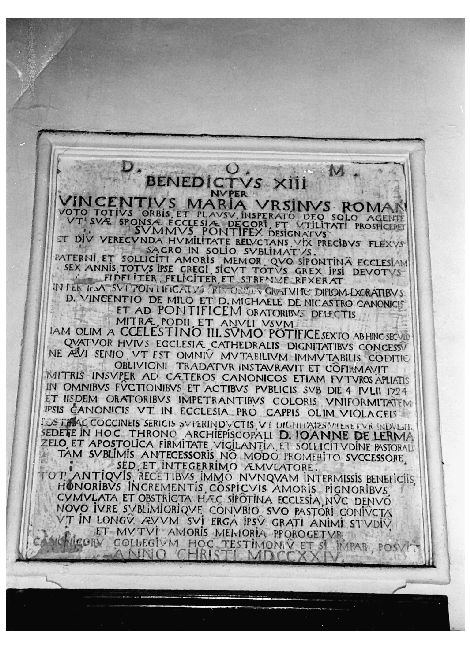 lapide - ambito Italia meridionale (sec. XVIII)