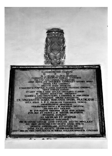 lastra - produzione pugliese (sec. XVII)