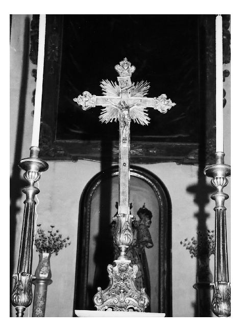 Cristo (croce d'altare) - ambito Italia meridionale (primo quarto sec. XX)