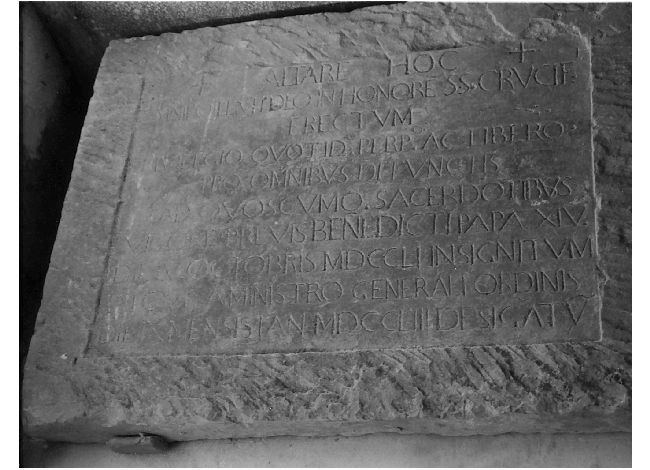 lapide - ambito pugliese (sec. XVIII)