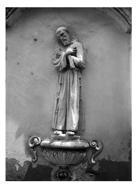 San Francesco d'Assisi (rilievo) - ambito Italia meridionale (secc. XVI/ XVII)
