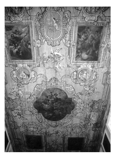 soffitto dipinto - ambito Italia meridionale (sec. XVIII)