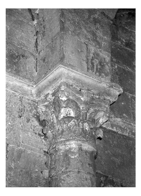 capitello - ambito pugliese (ultimo quarto sec. XII)