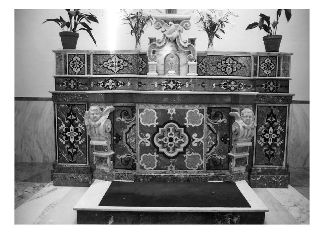 altare maggiore - ambito napoletano (secc. XVII/ XVIII)