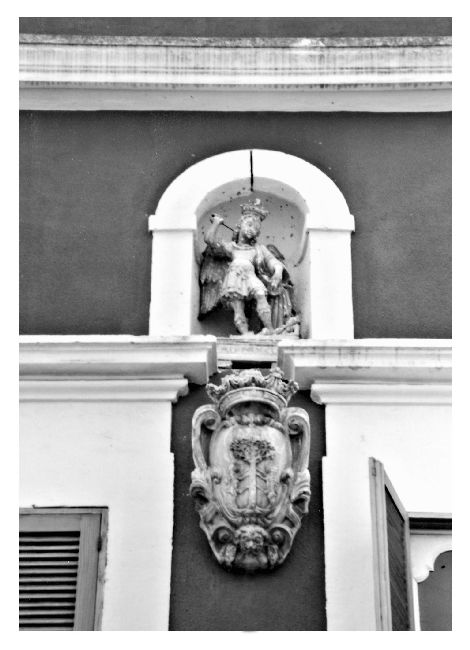 San Michele Arcangelo combatte il drago (statua) - produzione pugliese (sec. XVIII)