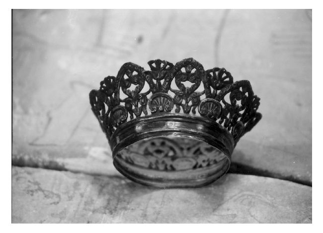 corona da statua - ambito napoletano (sec. XIX)