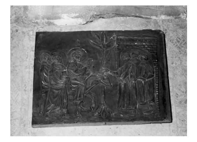 entrata di Cristo in Gerusalemme (rilievo) - ambito abruzzese (sec. XIII)
