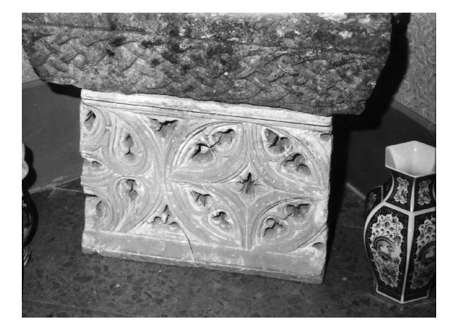 transenna, frammento - ambito pugliese (sec. XIII)