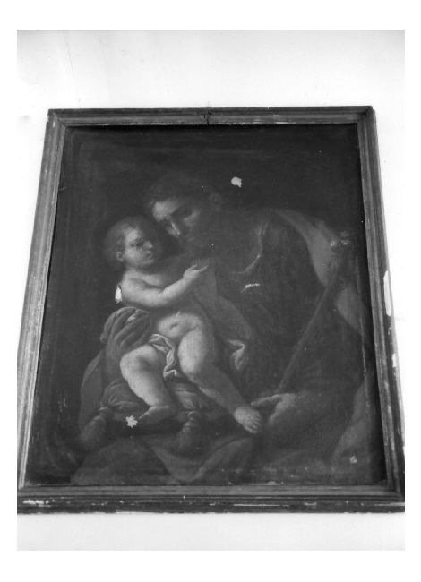 San Giuseppe e Gesù Bambino (dipinto) - ambito Italia meridionale (secc. XVII/ XVIII)