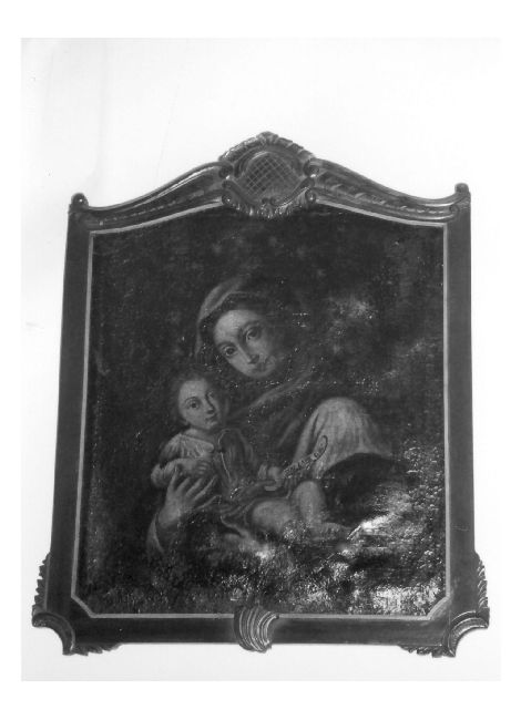 Madonna Immacolata e Gesù Bambino (dipinto) - produzione Italia meridionale (sec. XIX)