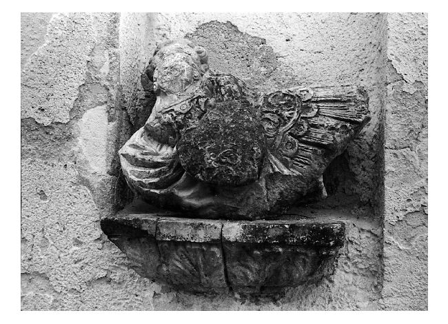 San Michele Arcangelo (statua, frammento) - ambito pugliese (sec. XVIII)