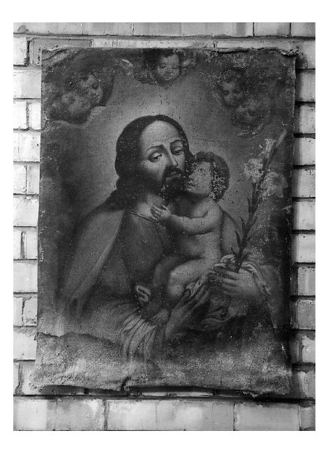 San Giuseppe e Gesù Bambino (dipinto) - ambito Italia meridionale (secc. XVIII/ XIX)