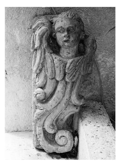 angelo (rilievo, frammento) - ambito pugliese (sec. XVII)