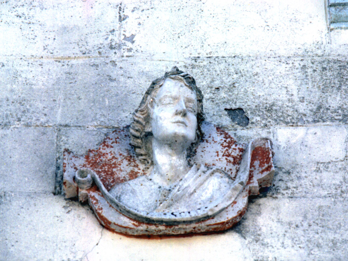 testa muliebre (scultura) - ambito Italia meridionale (sec. XIX)