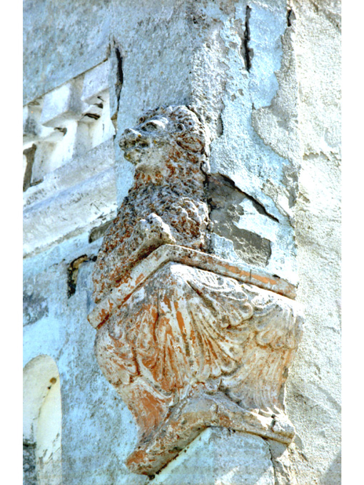 leone (mensola) - ambito Italia meridionale (ultimo quarto sec. XVI)