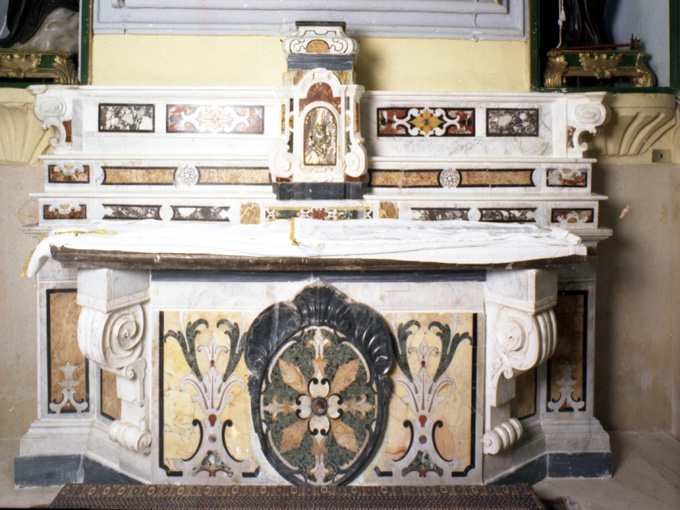 altare maggiore - ambito Italia meridionale (prima metà sec. XVIII)