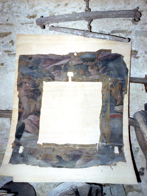 Dio Padre (dipinto, elemento d'insieme) - ambito Italia meridionale (prima metà sec. XVII)