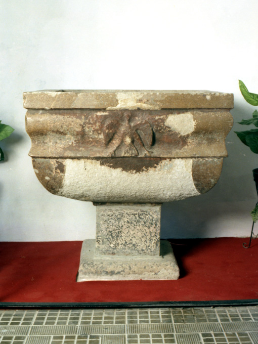 fonte battesimale - ambito Italia meridionale (sec. XVII)
