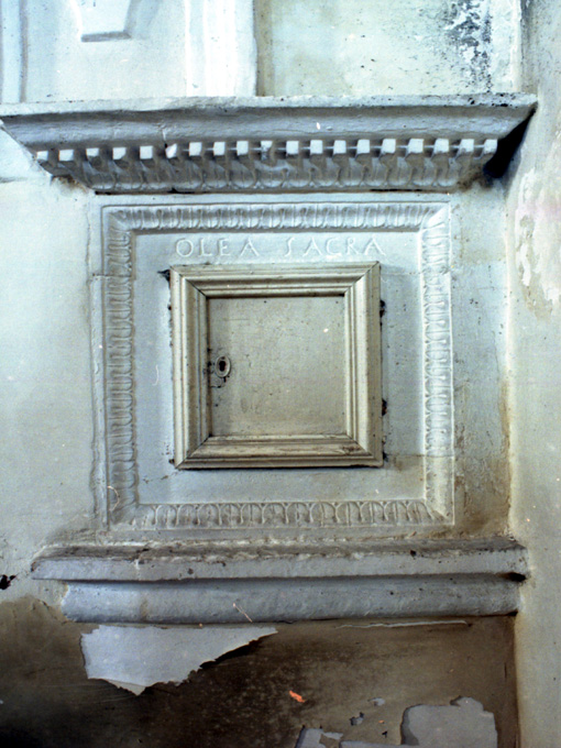 armadietto per oli santi - ambito Italia meridionale (secc. XVII/ XVIII)