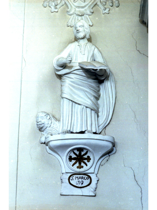 San Marco Evangelista (statua) - ambito Italia meridionale (sec. XVIII)