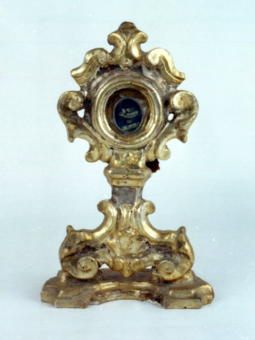 reliquiario - a ostensorio - ambito Italia meridionale (primo quarto sec. XVIII)