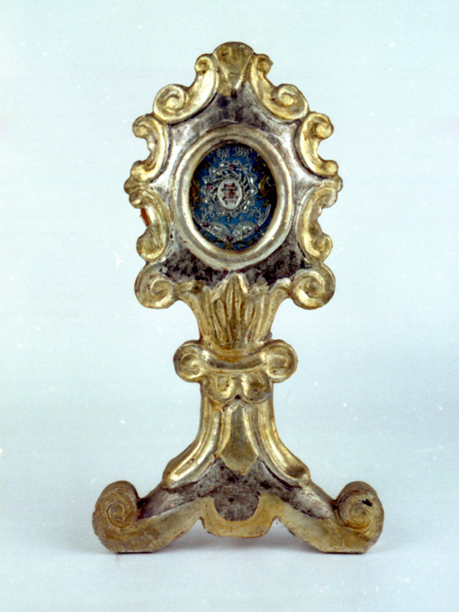 reliquiario - a ostensorio - ambito Italia meridionale (primo quarto sec. XVIII)