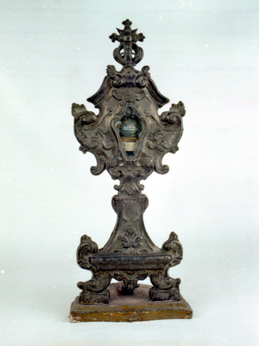 reliquiario - a ostensorio - ambito napoletano (seconda metà sec. XVIII)