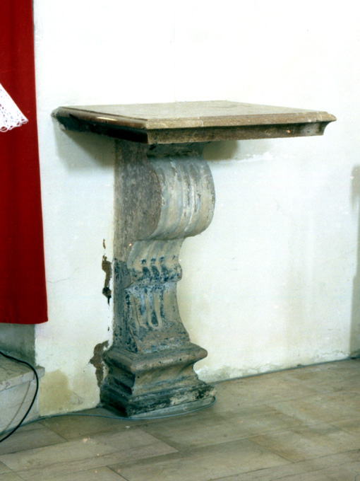 mensola - ambito Italia meridionale (secc. XVII/ XVIII)