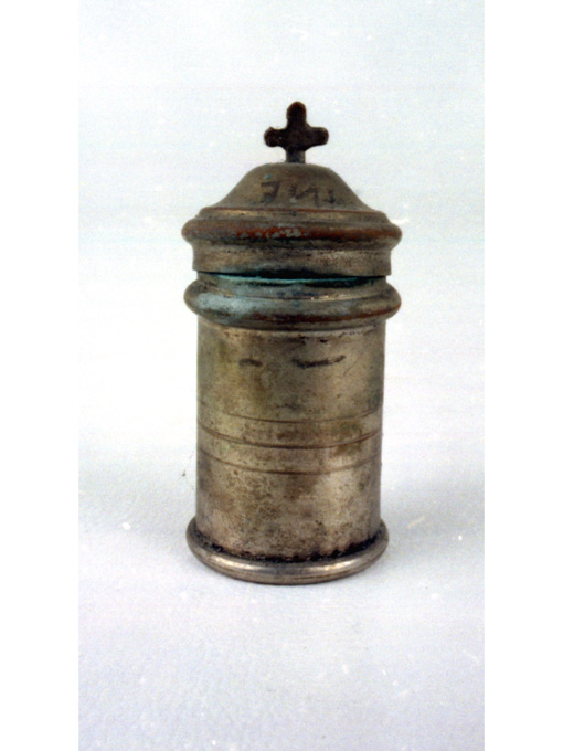 vasetti per oli santi - ambito Italia meridionale (seconda metà sec. XIX)