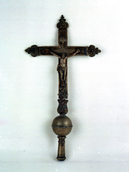 croce processionale - ambito Italia meridionale (secc. XVII/ XVIII)
