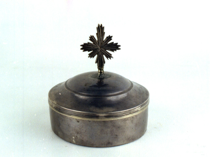 scatola per ostie - ambito napoletano (sec. XIX)