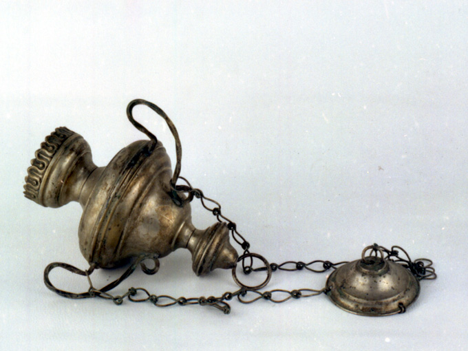 lampada pensile - ambito Italia meridionale (prima metà sec. XX)