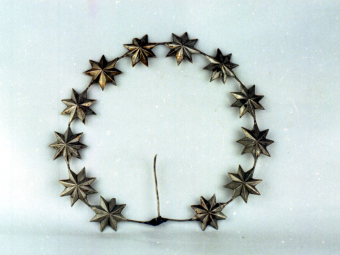 aureola di statua - ambito Italia meridionale (seconda metà sec. XIX)