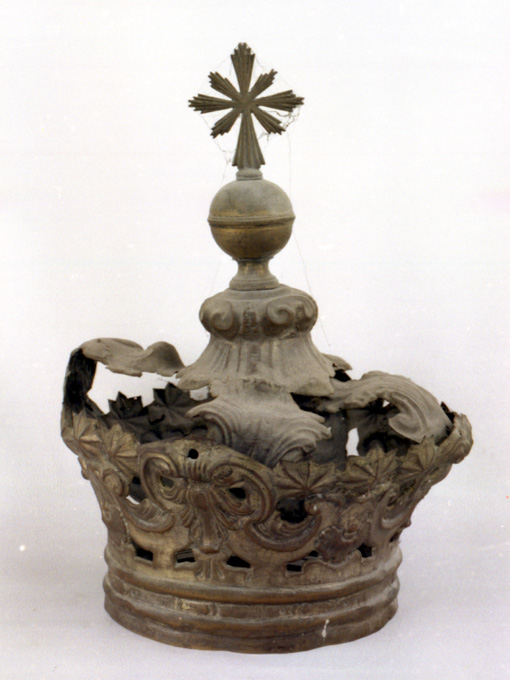 corona da statua - manifattura Italia meridionale (seconda metà sec. XIX)