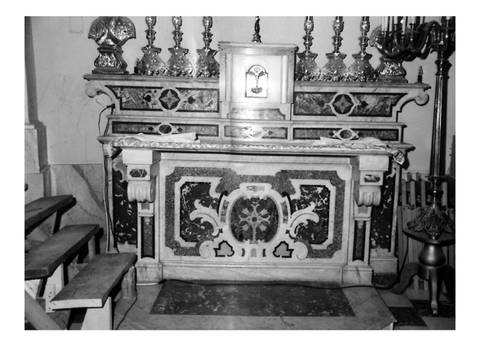 altare - ambito Italia meridionale (ultimo quarto sec. XVIII)