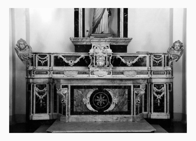 altare - produzione Italia meridionale (secc. XVIII/ XIX)