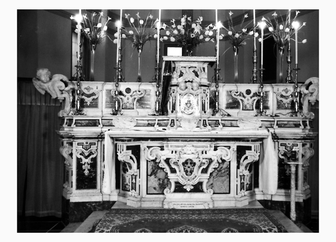 altare - ambito napoletano (?) (seconda metà sec. XVIII)