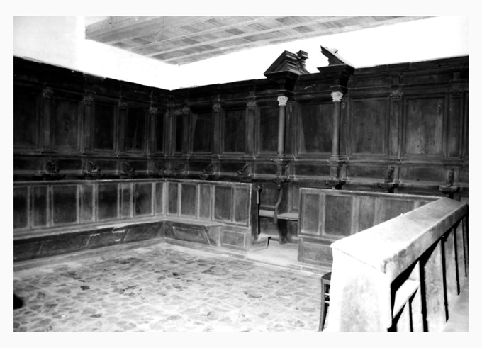 stalli del coro - ambito Italia meridionale (sec. XIX)