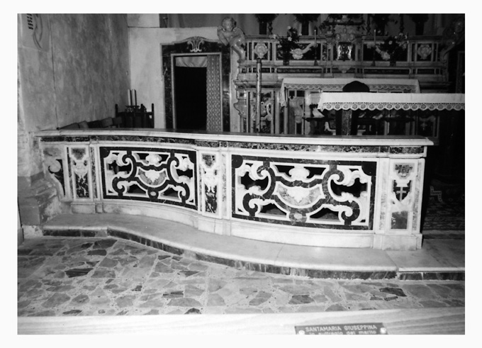 balaustrata - ambito Italia meridionale (sec. XVII)