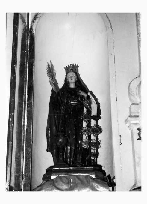 Santa Lucia (statua) - ambito napoletano (sec. XVIII)