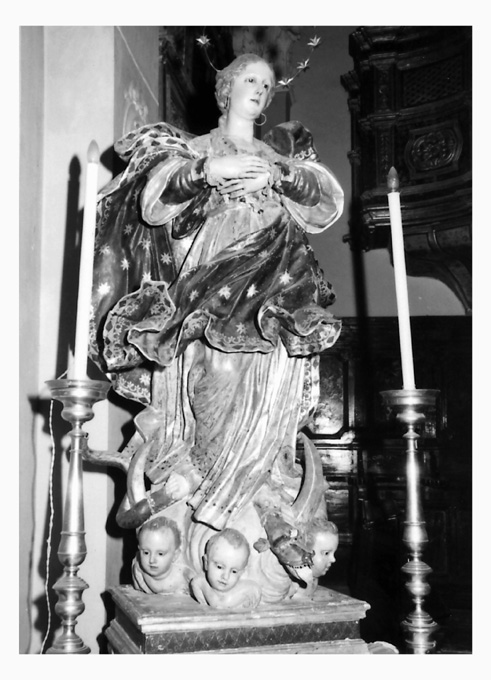 Madonna Immacolata (statua) di Di Zinno Paolo Saverio (sec. XVIII)