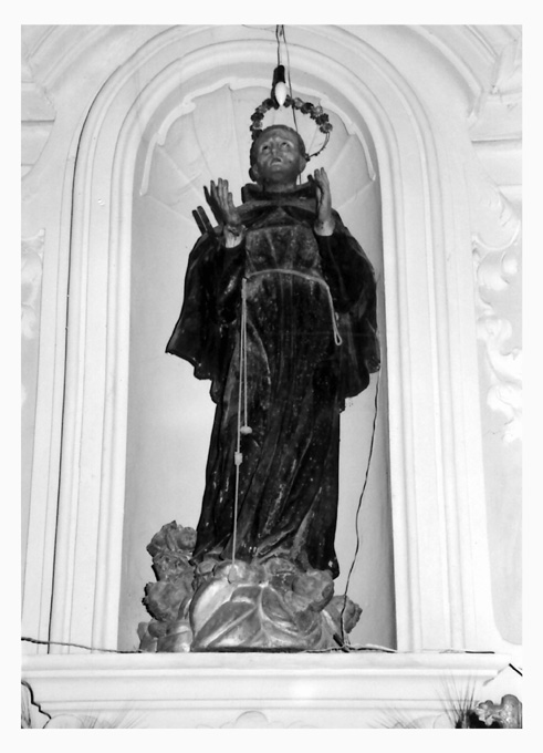 San Pasquale Baylon (statua) - ambito napoletano (seconda metà sec. XVIII)