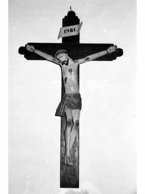 Cristo crocifisso (scultura) - ambito Italia meridionale (sec. XV)
