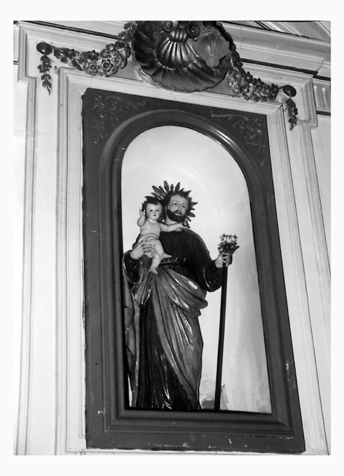 San Giuseppe e Gesù Bambino (statua) - ambito Italia meridionale (secc. XVIII/ XIX)