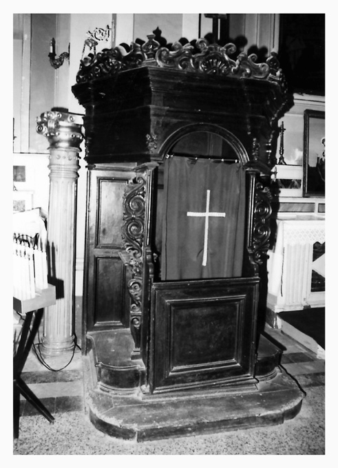 confessionale - produzione pugliese (sec. XVIII)