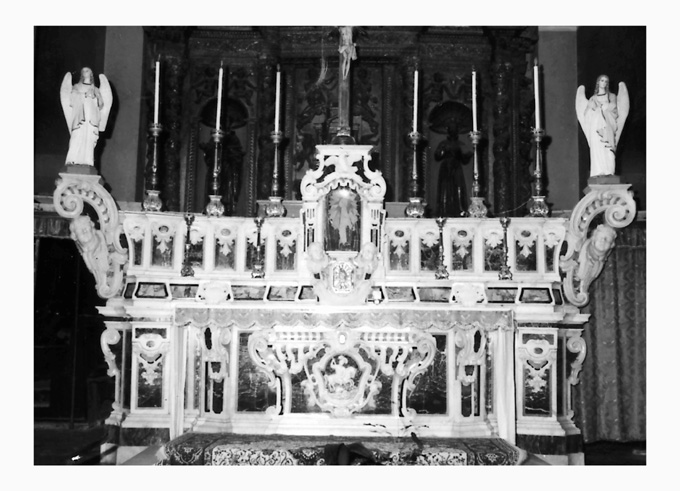 altare maggiore - ambito Italia meridionale (primo quarto sec. XVIII)