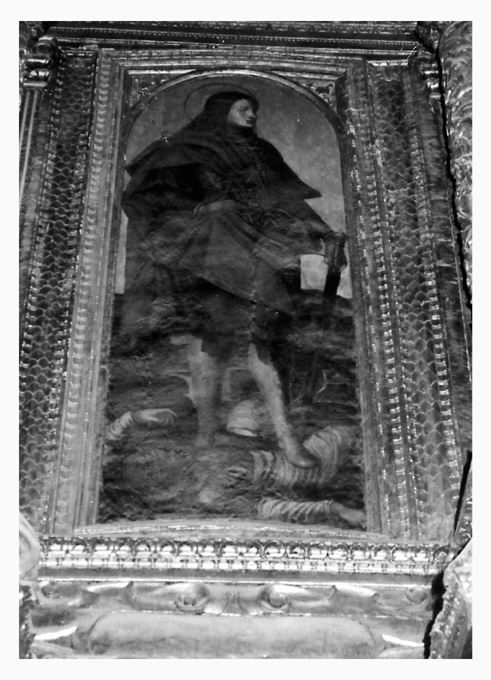 San Mercurio di Cesarea di Cappadocia (dipinto) di Francesco da Tolentino (sec. XVI)