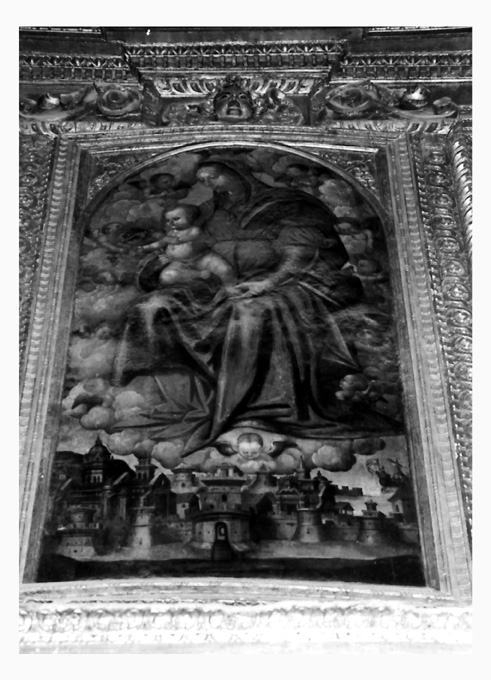 Madonna delle Grazie, Madonna con Bambino (dipinto) di Francesco da Tolentino (sec. XVI)